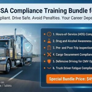 DOT/FMCSA Compliance Training Bundle for Drivers