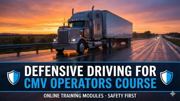 Defensive Driving for CMV Operators Course