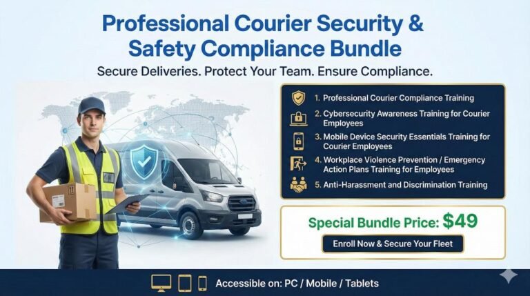 Professional Courier Security & Safety Compliance Bundle