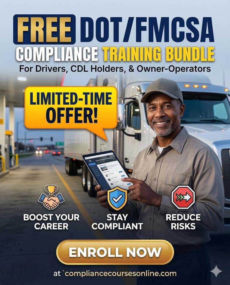 DOT-FMCSA Compliance Training Bundle for Drivers