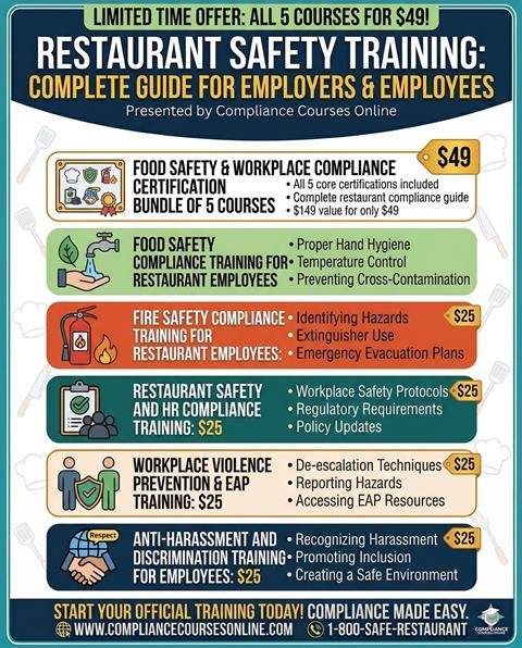 Restaurant Safety Training: Complete Guide for Employers & Employees