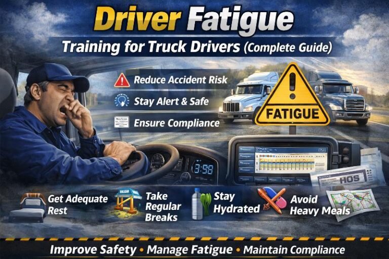 Driver Fatigue Training for Truck Drivers