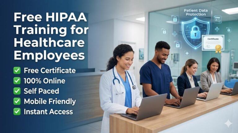 HIPAA Compliance Training for Healthcare Employees – Free Online Course