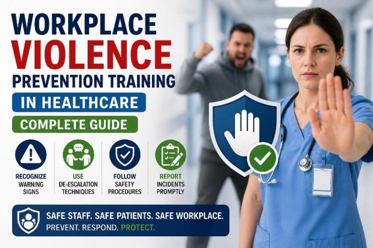 Workplace violence prevention training in healthcare